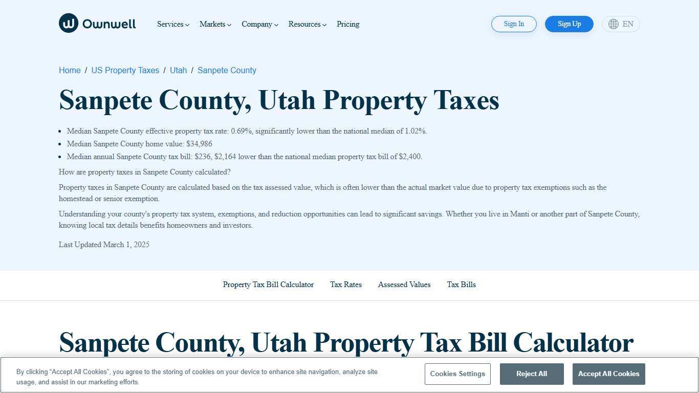 Sanpete County, Utah Property Taxes - Ownwell
