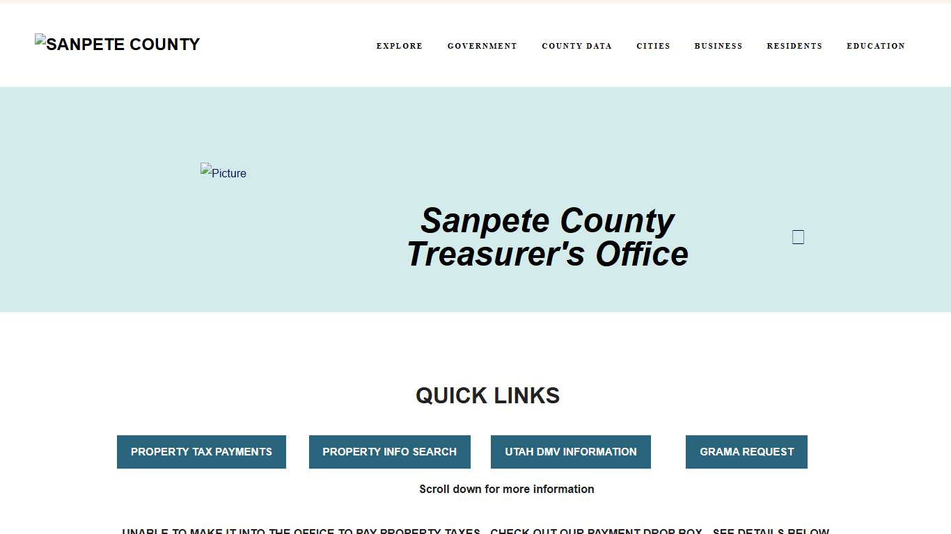 Sanpete County Treasurer - SANPETE COUNTY